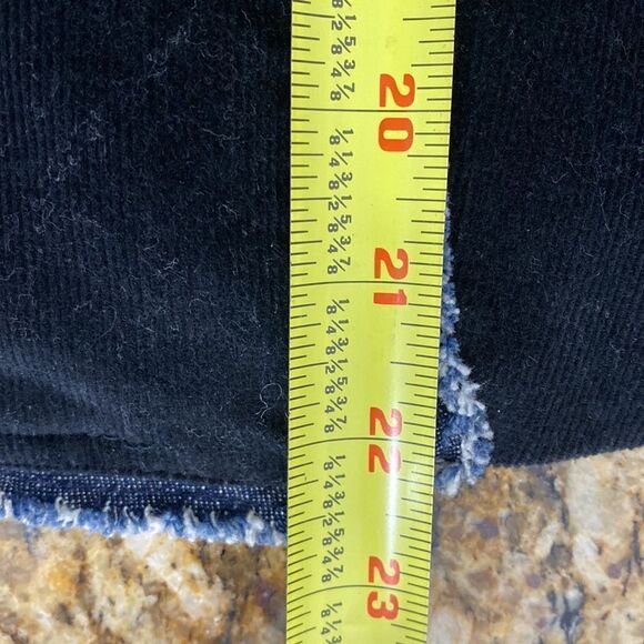 ❤️Last Chance Luii black cotton blend corduroy contrast blazer jacket size L - Picture 8 of 8